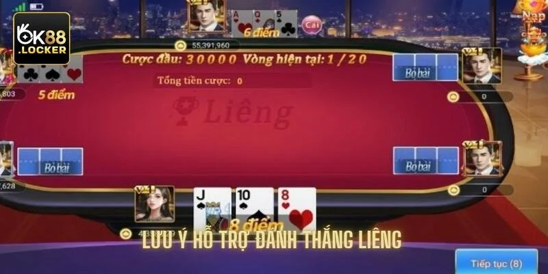 Lưu ý hỗ trợ đánh thắng liêng và nhận hưởng hấp dẫn